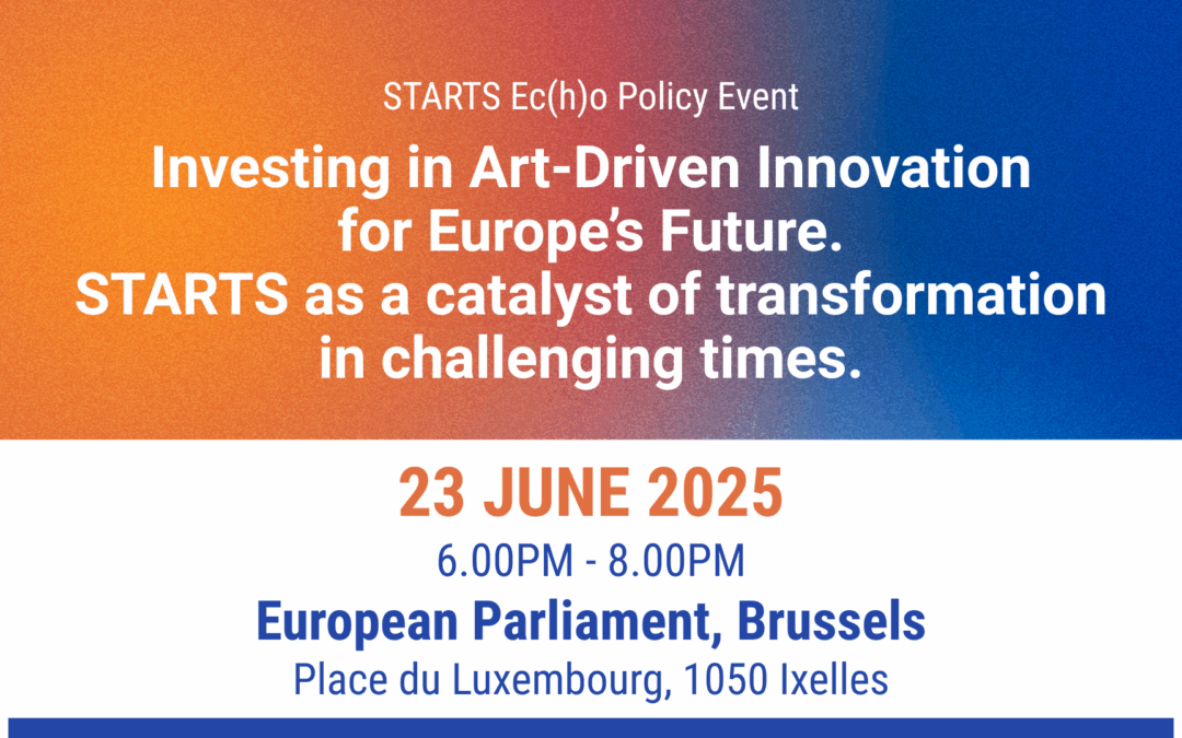 Investing in Art-Driven Innovation for Europe’s Future